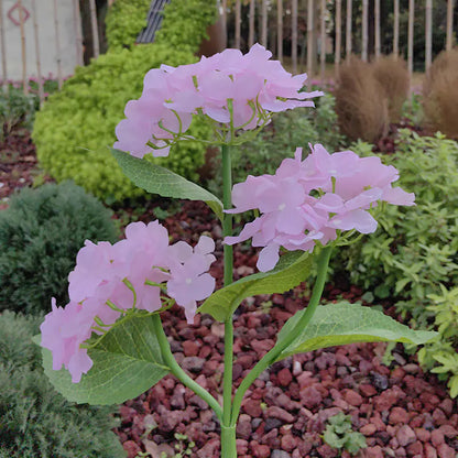 🌸 AuroraGlow™ Solcellsdriven Hortensia lampa