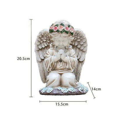 👼 AuroraGlow™ Solcellsdriven Bönerängel