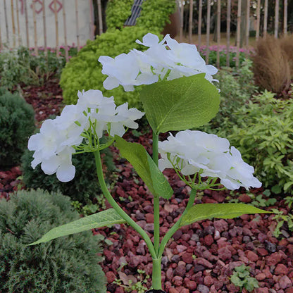 🌸 AuroraGlow™ Solcellsdriven Hortensia lampa