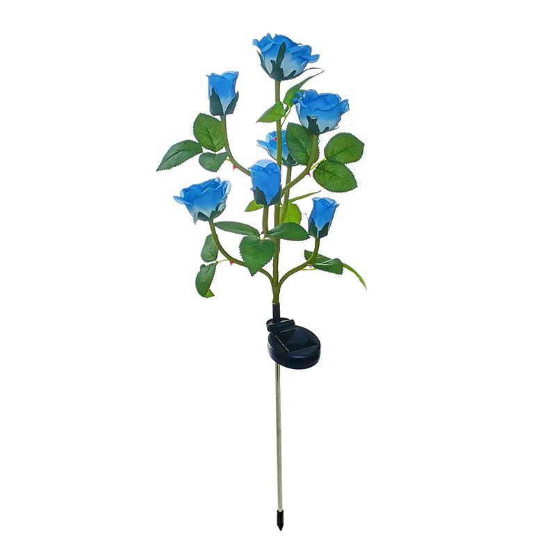 🌸 AuroraGlow™ Solcellsdrivet Blomsterljus – Ljus, liv och minne