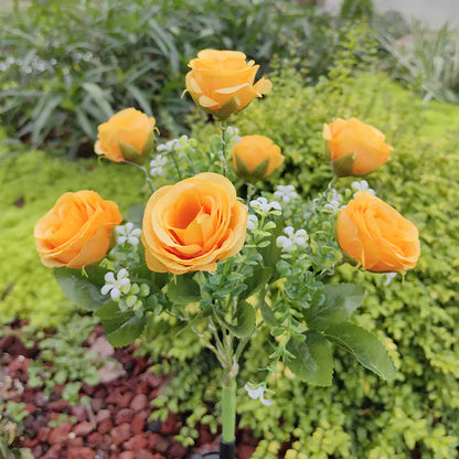 🌹 AuroraGlow™ Solcellsdriven Roslampa – Kärlekens eviga ljus