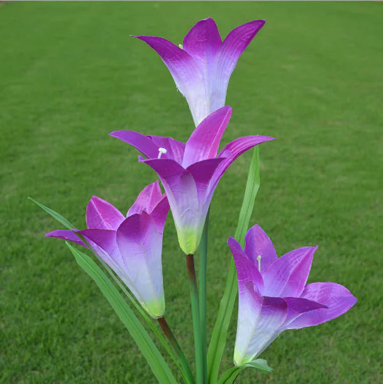 🌷 AuroraGlow™ Solcellsdriven Tulpan Blomlampa